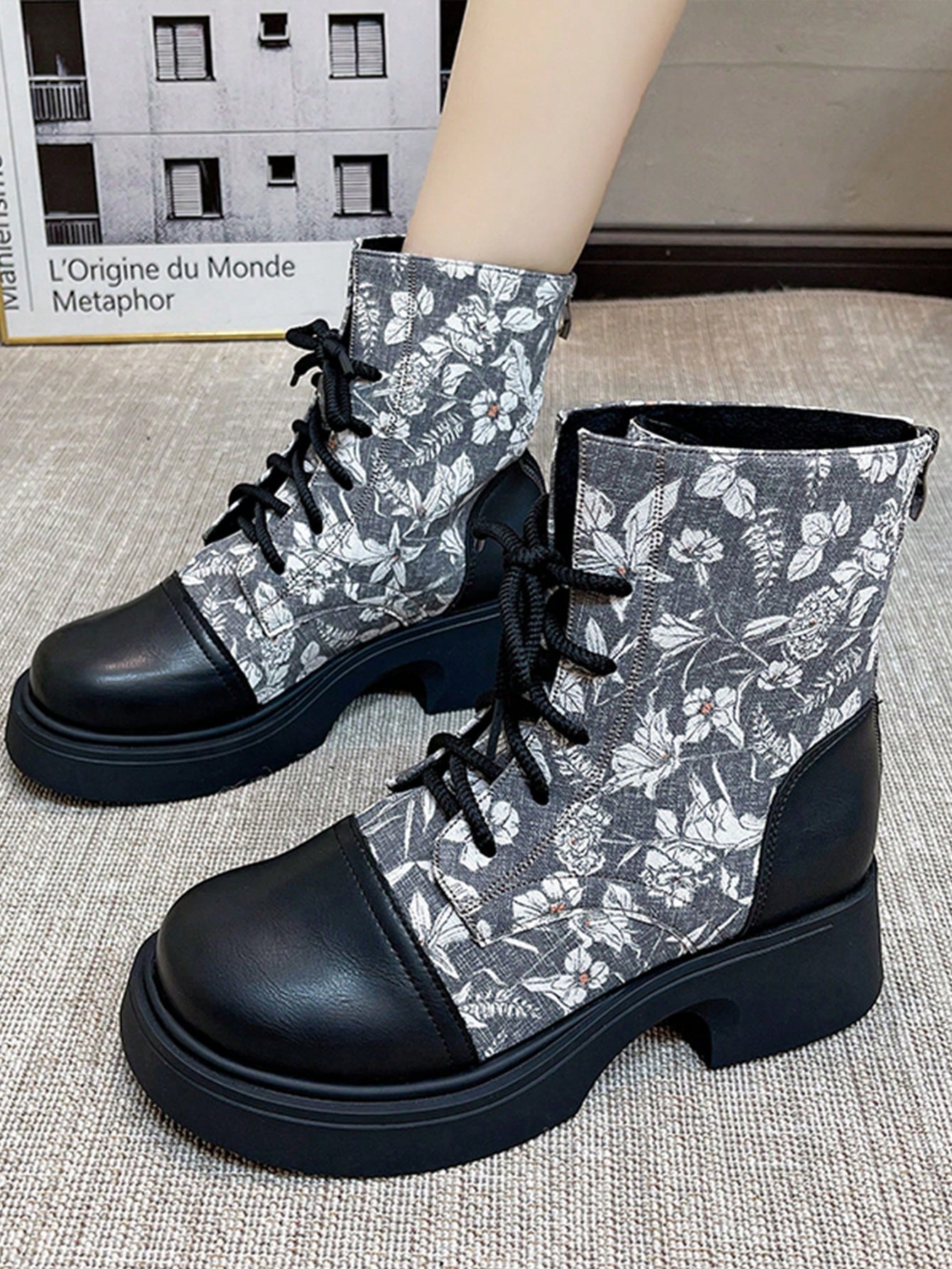 These Retro Thick Sole British Knight Ankle Boots provide stylish versatility for any occasion. The thick sole adds a retro touch while also providing extra cushioning and support for all-day wear. These boots are perfect for adding a fashionable edge to any outfit.