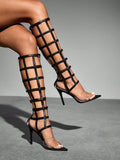These Roman Pattern High Heel Sandals are perfect for adding a touch of sexy and chic to your Halloween style. With their unique design and high heel, they'll elevate any outfit. Step out in confidence and style with these must-have sandals.