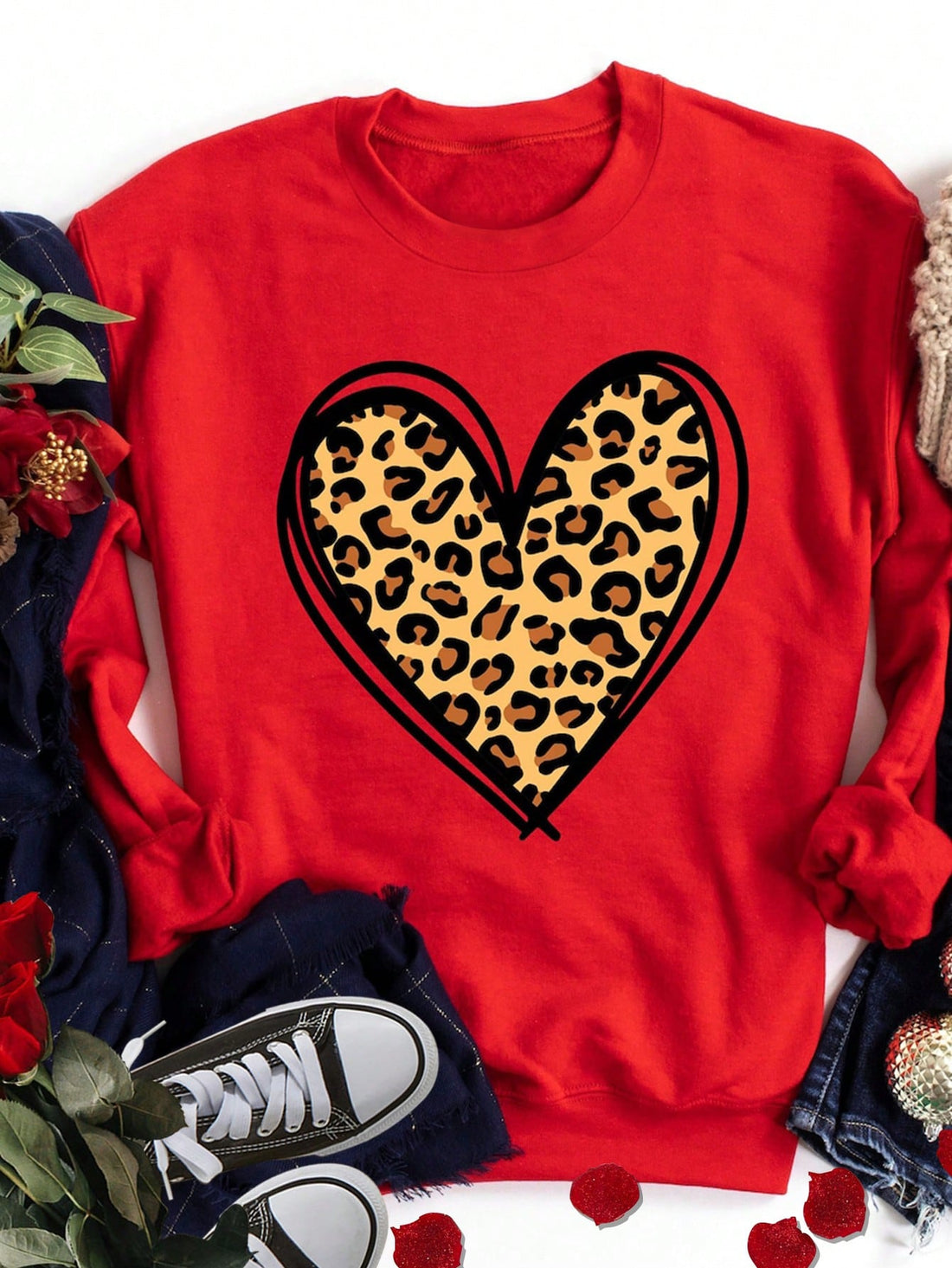 Celebrate love in style with our Romantic Elegance: Plus Size Valentine's Day Collection. With its elegant and flattering designs, this collection will make you feel confident and beautiful. Perfect for a romantic evening or a night out with friends. Spread the love and shop now!