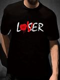 Celebrate your love with this unique and quirky t-shirt, featuring a “Lovers Are Not Losers” pattern and celebrating Valentine’s Day and Christmas! Made with the utmost comfort in mind, this round neck shirt is perfect for any casual occasion.