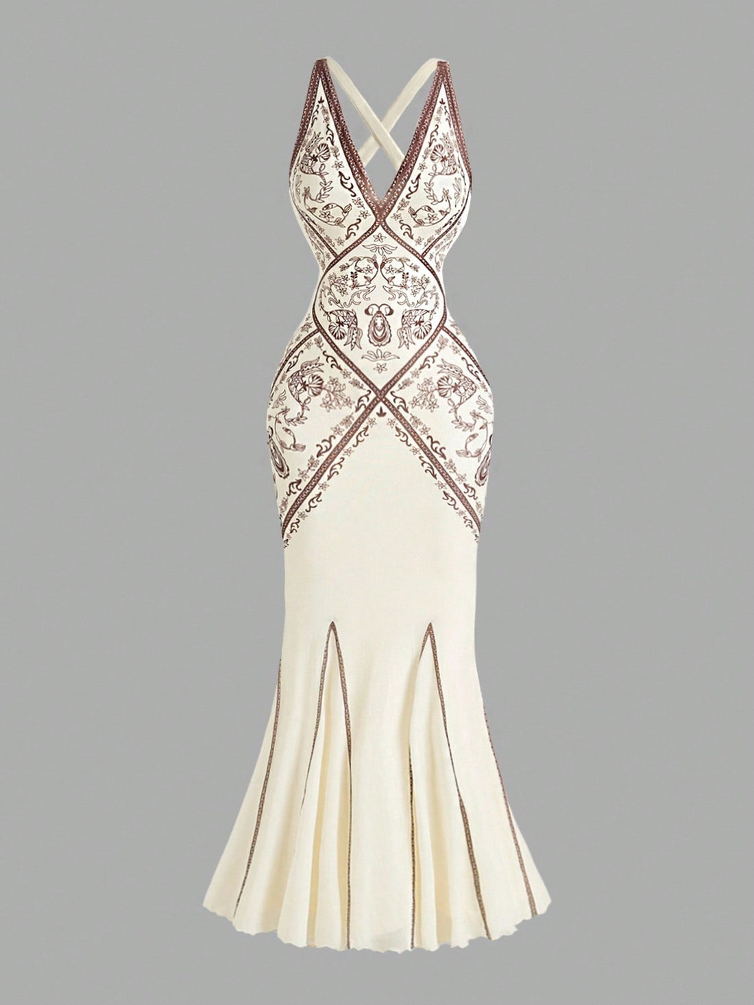 Turn heads effortlessly in this Romantic Retro Bohemian Floral Print Mermaid Dress. Its flattering silhouette hugs your curves while the vibrant floral pattern adds a lively, vintage charm. Ideal for birthdays, weddings, or summer getaways, this dress brings playful elegance to any occasion, making you feel confident and carefree wherever you go.
