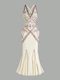 Turn heads effortlessly in this Romantic Retro Bohemian Floral Print Mermaid Dress. Its flattering silhouette hugs your curves while the vibrant floral pattern adds a lively, vintage charm. Ideal for birthdays, weddings, or summer getaways, this dress brings playful elegance to any occasion, making you feel confident and carefree wherever you go.