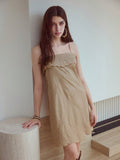 Step into summer with the Ruffle Embroidery Cami Dress, where playful charm meets effortless elegance. Delicate embroidery and flirty ruffles add a touch of whimsy, making it perfect for sunny days and breezy evenings. Lightweight and breezy, this dress keeps you cool while turning heads wherever you go. Embrace easy style with a fun, feminine twist!