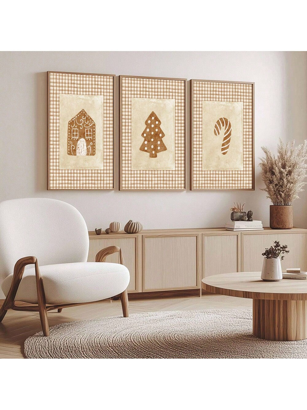 Add a sprinkle of holiday charm with this Rustic Christmas Canvas Art Set! Featuring cozy gingerbread cookie prints, these canvases bring a warm, cottagecore vibe to any room. Perfect for creating an inviting festive atmosphere, they capture the sweet spirit of the season with a playful touch that will make your home feel merry and bright.
