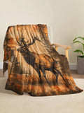Introducing the Rustic Deer Plush Blanket - your perfect companion for year-round comfort. Made with a cozy woodgrain design, this blanket provides both warmth and style. Its plush material and rustic deer pattern make it a luxurious addition to any room. Snuggle up and enjoy ultimate comfort with this must-have blanket.