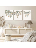 Add a festive touch to your home with our Rustic Nordic Christmas Canvas Prints. This set of 3 vintage holiday wall art pieces will elevate your holiday decor. Made with high-quality canvas, these prints are designed to bring warmth and coziness to any room. Transform your space into a winter wonderland with these charming prints.