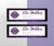 Purple Tone Scentsy Address Label Card, Personalized Scentsy Business Cards SS02