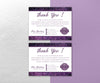 Scentsy Thank You Card Purple Style, Personalized Scentsy Business Cards SS02