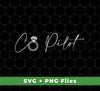 Co Pilot, Married To Pilot, Love Pilot, Pilot Lover, Svg Files, Png Sublimation