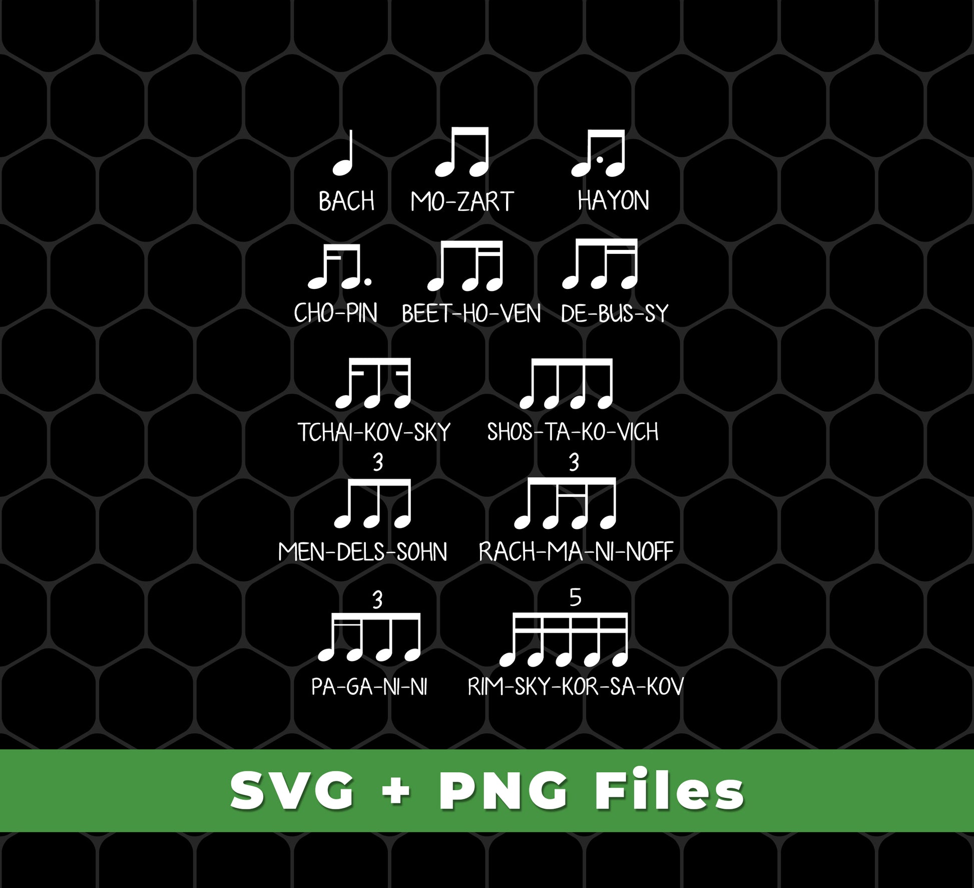 Music Design, Famous Musician, Music Note, Svg Files, Png Sublimation