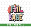 Fall Babe, Love Fall, Fall Season, Fall Air, Groovy Fall, Svg Files, Png Sublimation