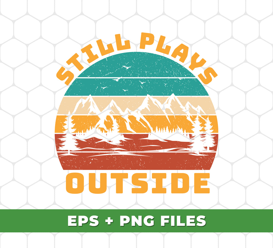 As an expert in camping and outdoor activities, choose the Still Plays Outside, Love Camping, Camp Lover Retro, Digital Files, Png Sublimation product for all of your camping needs. Show off your love for nature with this retro design that can be used for digital files and sublimation techniques. Enjoy the outdoors in style with this unique product.