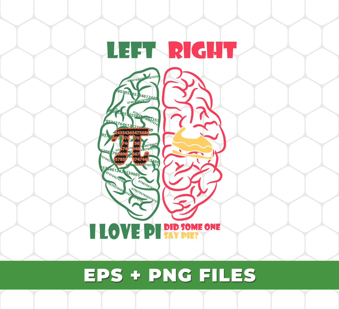 Celebrate Pi Day with this fun digital file set featuring "Left For Pi" and "Right For Pie" designs. Perfect for math teachers or anyone who loves pie! These high-quality PNG sublimation files are a great addition to your collection. Happy Pi Day!