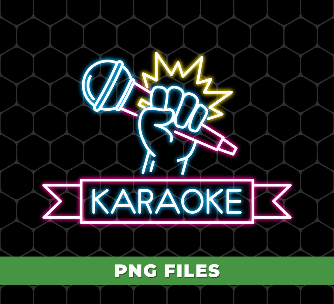 Become the ultimate karaoke master with our Best Karaoke package! Perfect for karaoke lovers, this set includes everything you need to sing your heart out: Digital files for endless song options, and PNG sublimation for the best audio quality. Sing, sing, sing with Best Karaoke!