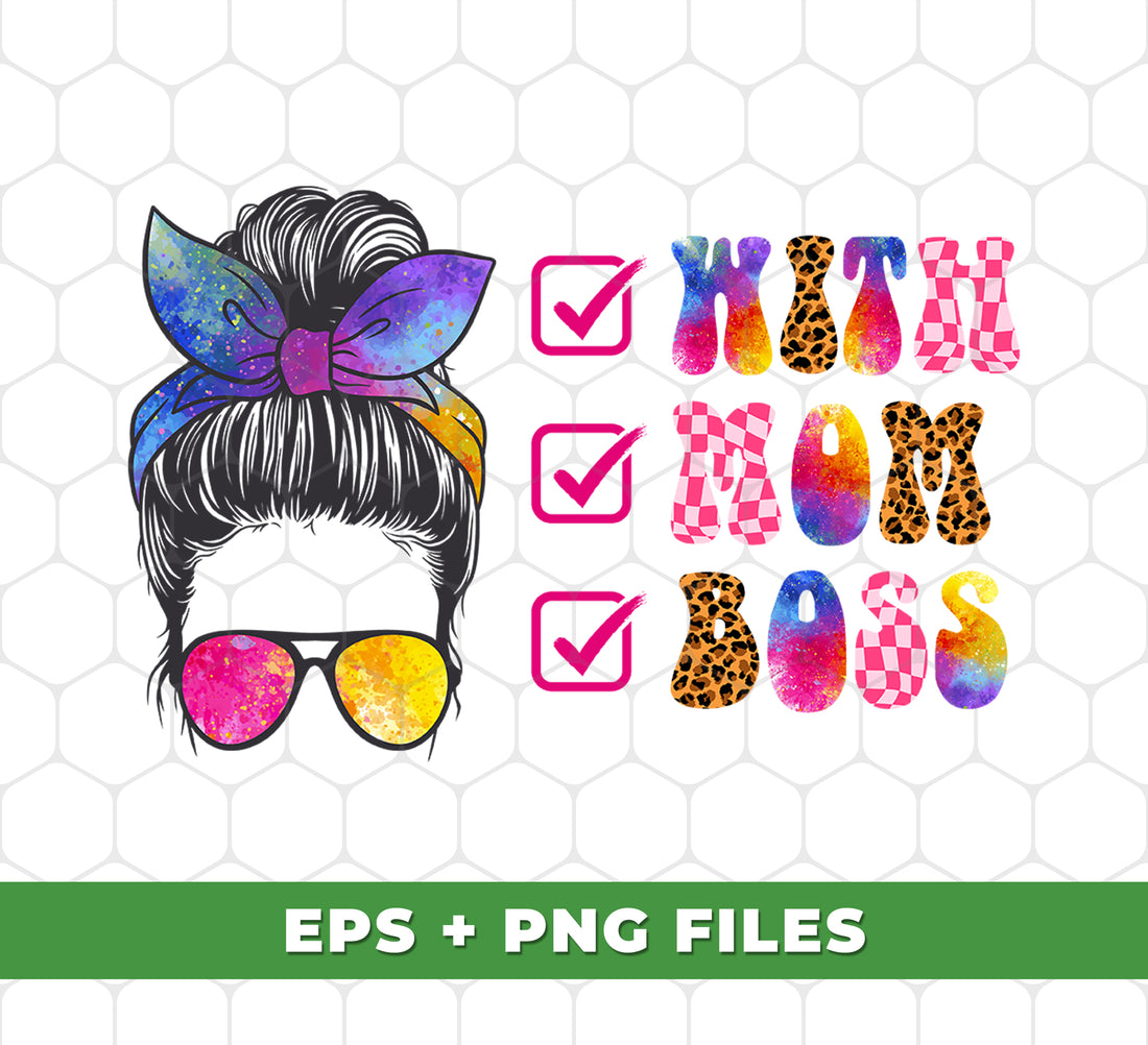 Celebrate Mom this Mother's Day with our beautiful and unique Floral Mom Boss design! Perfect for the busy and stylish mom, our digital files are versatile and can be used for sublimation or printing. Show off your messy bun while rocking this special design that celebrates the boss mom in you.