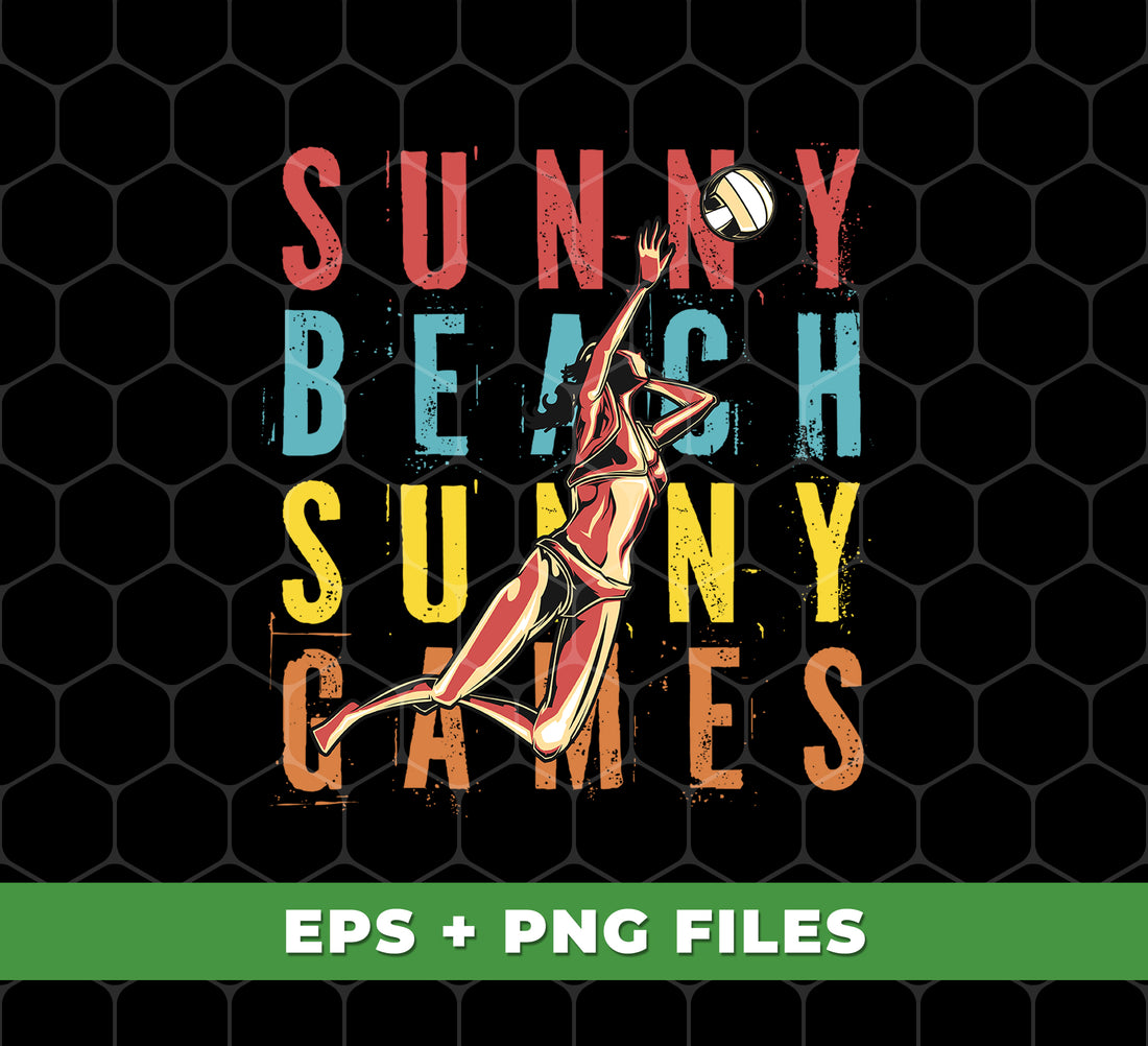 Experience the beach like never before with our Sunny Beach And Games set. Have a blast playing beach volleyball and other beach games while enjoying the sun and sand. Our high-quality digital files and png sublimation ensure a smooth and seamless experience. Perfect for beach lovers and game enthusiasts alike.
