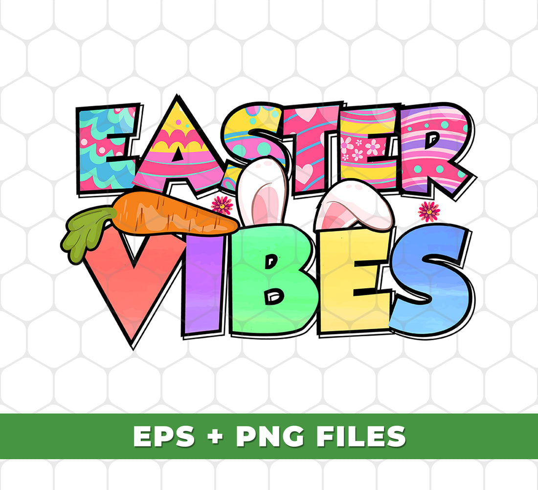 Elevate your Easter celebrations with our Easter Vibes digital files. This pack includes a cute Bunny with Carrot design, a vibrant Easter Egg, and a sweet Love Easter message, perfect for adding a festive touch to your projects. Available in high-quality PNG format for easy sublimation printing. Happy Easter!