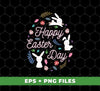 Happy Easter Day, Easter Egg, Cute Bunny, Cute Easter, Digital Files, Png Sublimation