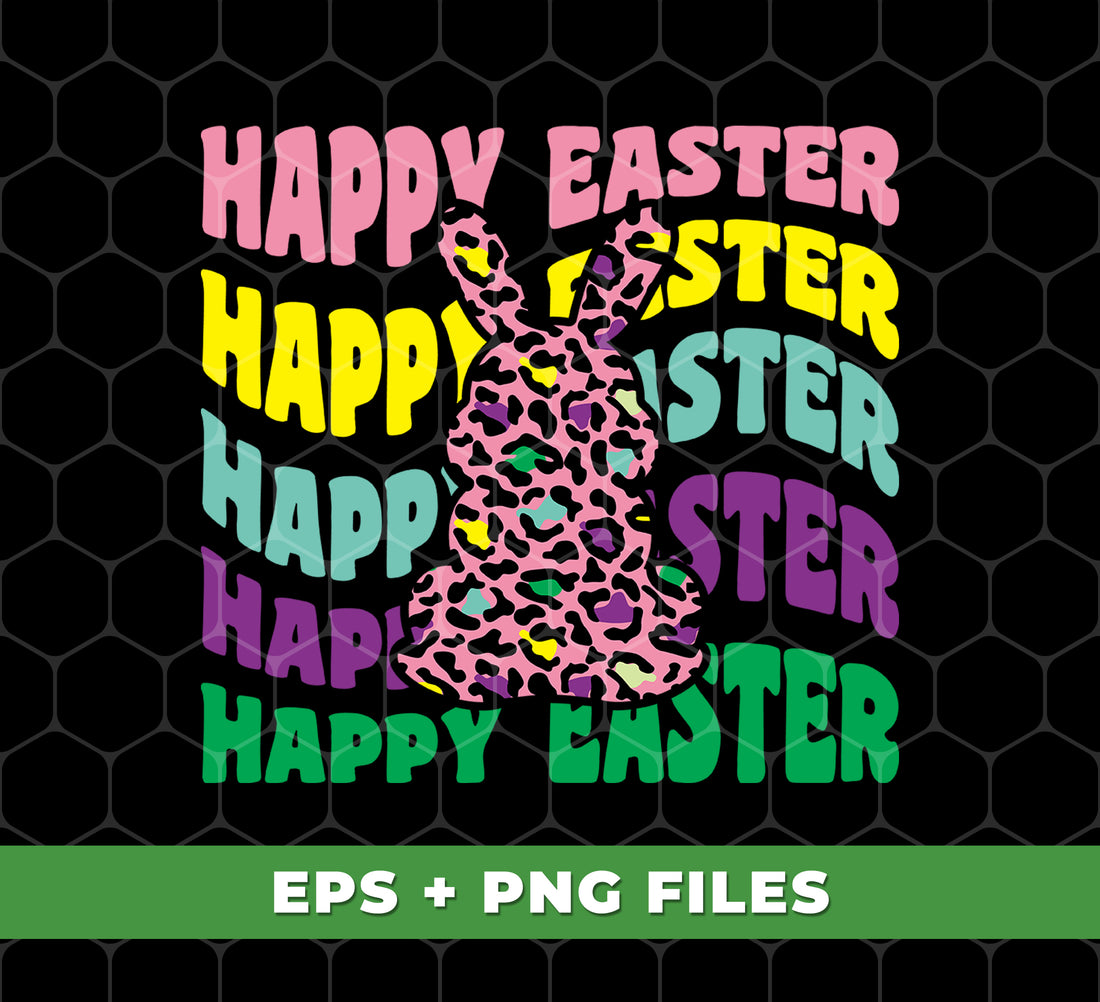 Celebrate Easter with our Happy Easter, Cute Bunny, Easter Bunny, and Groovy Easter digital files! These Png Sublimation files are perfect for creating festive decorations and gifts. Bring joy to your loved ones with these cute and versatile designs. Happy Easter!