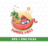 Summer Vibes, Summer Gift, Love Summer, Watermelon Summer, Digital Files, Png Sublimation