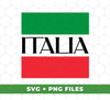 Italian Pride, Italia Flag, Italia Trip, Italy Souvenir, Digital Files, Png Sublimation