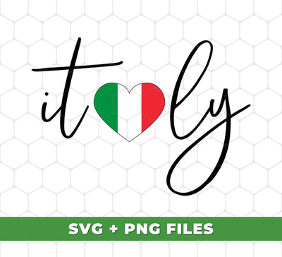 Italy With Love, Love Italy, Italy Respect, Italy Travel, Digital Files, Png Sublimation