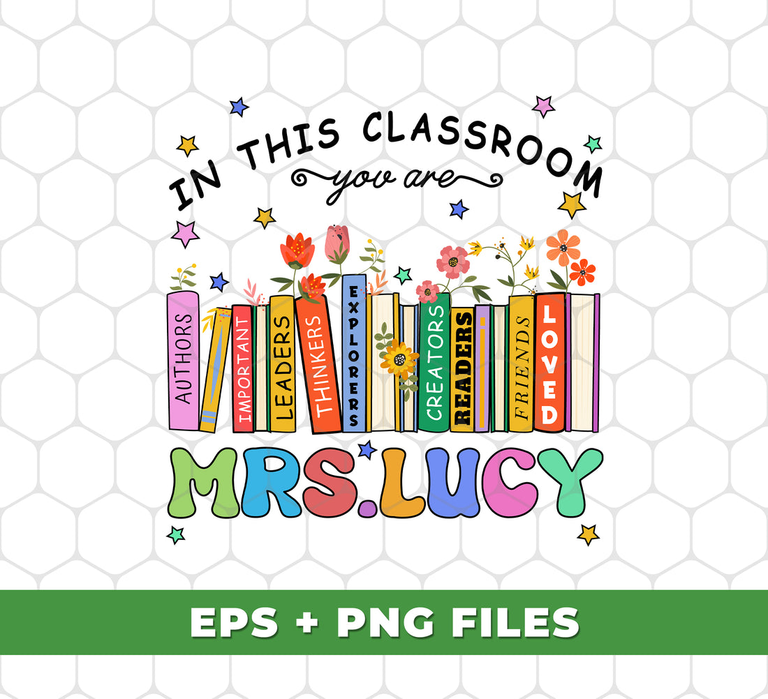 Custom Teacher Name, Personalized Name, Groovy Classroom, CLassroom Tapestry, Positive Affirmation, Digital Files, Png Sublimation