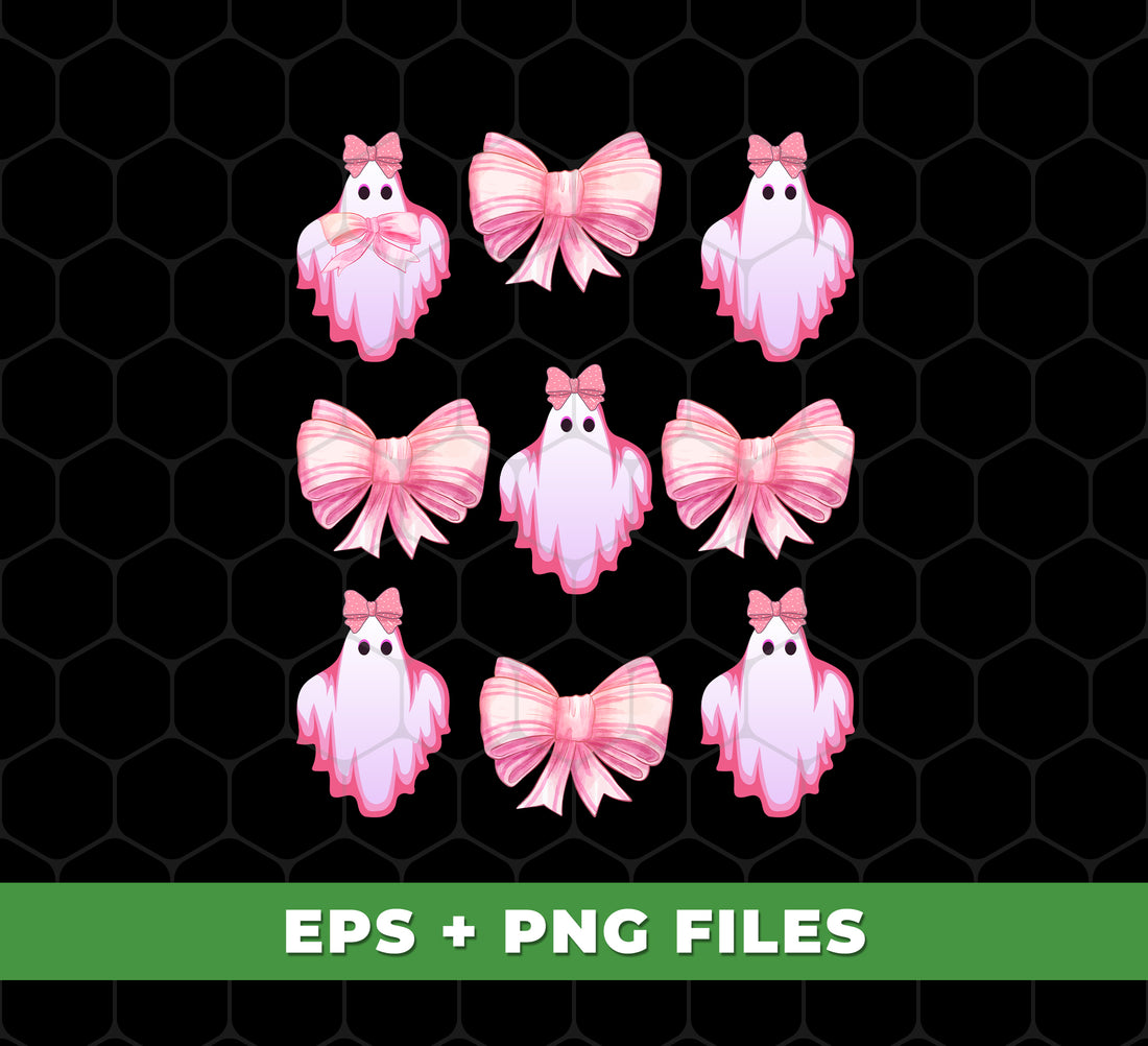 Trendy Halloween, Happy Halloween, Pink Ribbon Halloween, Digital Files, Png Sublimation
