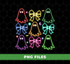 Happy Halloween, Neon Halloween, Neon Boo, Neon Cute Ghost, Digital Files, Png Sublimation