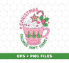 It's Christmas, Calories Don't Count, Xmas Cup, Xmas Tea, Digital Files, Png Sublimation