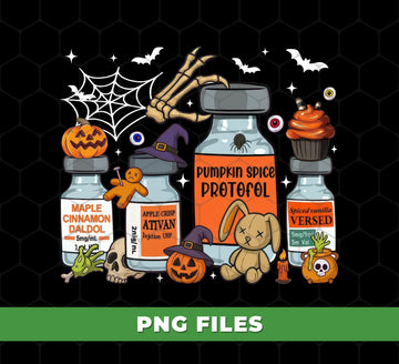 Halloween Nurse PNG, Pumpkin Spice Syringe PNG, Funny Nurse Halloween Sublimation, Medical Vial Cupcake PNG, Spooky Nurse Life Clipart