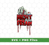 This set of six high-quality vector graphics includes Night Of The Dread, Death Hand, Dead Eye, Horror Nights, Svg Files, and Png Sublimation. Perfect for use in printing, vector art, scrapbooking, and other creative projects, they are delivered in an easy to download format.