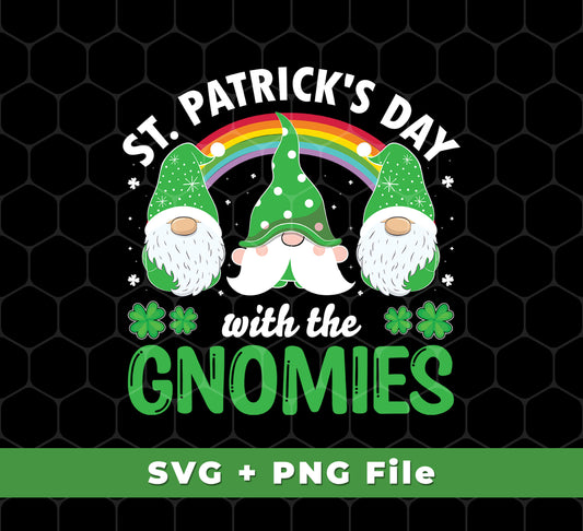 This St Patrick's Day with the Gnomies set features Patrick Gnome with SVG files and PNG sublimation for a unique design. Celebrate the holiday in style with these high-quality, easy-to-use files.