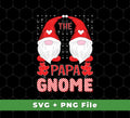 This festive Papa Gnome digital graphic set includes an Svg and Png file perfect for creating a customized decoration or gift. Enjoy this Christmas with a unique representation of the traditional 