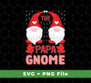 This festive Papa Gnome digital graphic set includes an Svg and Png file perfect for creating a customized decoration or gift. Enjoy this Christmas with a unique representation of the traditional "Tomte" or "Nisse" gnome.