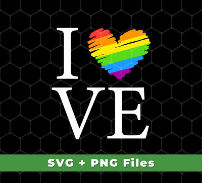 Celebrate love and pride with this unique LGBT Love design! This design includes an Svg and Png file, so you can easily use it for sublimation or other digital projects. Show your support and appreciation for the LGBT community.