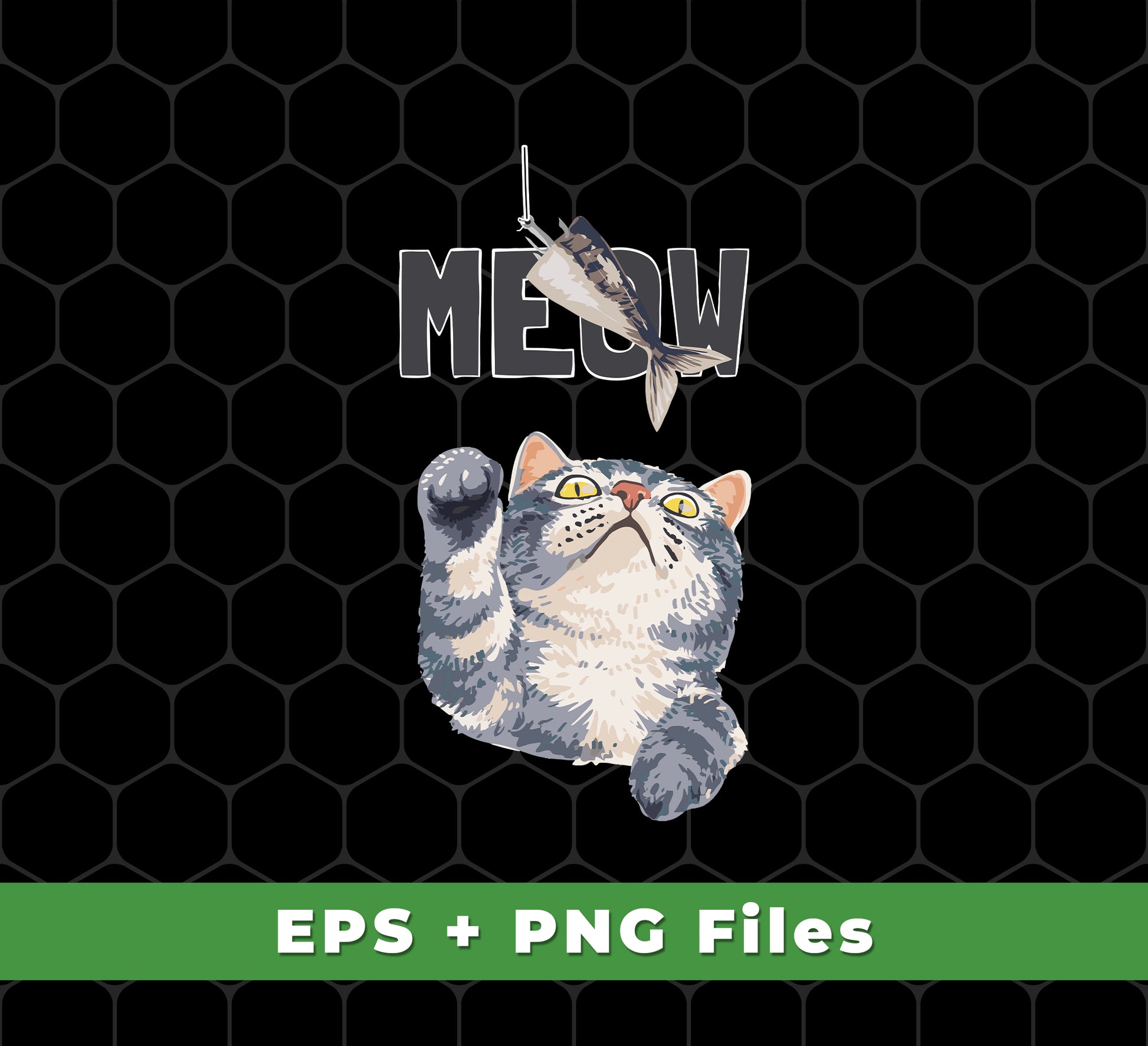 The perfect addition to any cat-lover's collection, these Cute Meow, Cute Stupid Cat, Cat Catch Fishing Rod, Svg Files, and Png Sublimation are sure to bring a smile to your face. This high-quality artwork is perfect for any crafting or decor project, featuring precise lines and happy colors. Whether you're making your own decals, clothing, or artwork, this set is sure to keep you entertained.