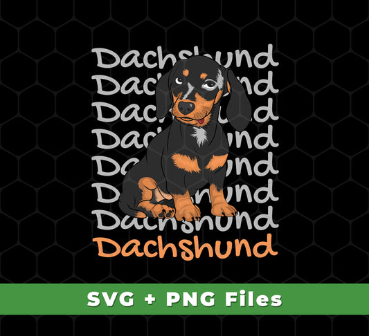 Adopt a companion with this Dachshund Dog collection. Featuring a Best Dog Ever, Dachshund Lover design, the series includes both SVG and PNG Sublimation files. Show off your playful pup with this paw-some collection!