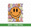 This unique Mother's Day gift will surprise your special mom with its creative design featuring 'Spooky Mama' and 'Smile Spooky' elements. Get the perfect sublimation prints with both SVG and PNG files included.