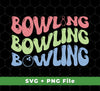 Get your game ready with Bowling Player, Groovy Bowling, Love Bowling, Svg Files and Png Sublimation. SVG Files are ready for use with popular cutting machines and Png Sublimation is perfect for mugs and shirts. Enjoy your next round of bowling with this perfect pack of files.