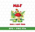 This downloadable product features MILF, Man I Love Frog, Frogs And Mushrooms, Funny Frogs, Svg Files, and Png Sublimation, in an easy-to-download format. Perfect for unique, creative uses, it's an excellent choice for those looking for an efficient and effective way to access these special files.