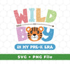 The Wild Boy In My Pre-K Era, Pre-K Baby, and Retro Wild Boy digital files are perfect for customizing your apparel and accessories. This bundle contains both SVG and PNG files to ensure superior print quality. Now you can take your projects to the next level with custom designs.