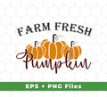 Decorate your Halloween celebration with our Farm Fresh Pumpkin design! This high-quality design includes SVG and PNG sublimation files so you can print easily and make your seasonal decorations come alive. Make your festivities a hit with this delightful pumpkin design!