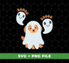 A perfect complement to any Dog Halloween Costume, this Dog And Boo Cute Costume design comes with a comprehensive collection of SVG and PNG files. The design is both high-quality and eye-catching, making your furry friend even cuter for the holiday!