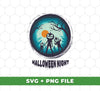 "Halloween Night, Pumpkinman, Horror Halloween" SVG/PNG files offer high-quality designs for sublimation. They are perfect for parties, decorations, and apparel. Download and enjoy the perfect Halloween prints!