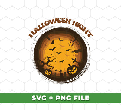 Get ready for Halloween with these festive files. The collection features Halloween Night, Halloween Air, and Horror Cemetery characters in both SVG and PNG formats, perfect for sublimation printing. Get creative and make your own spooktacular creations.