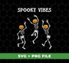 Make Halloween spookier with this set of Happy Halloween, Skeleton Dancing, Funny Halloween Svg Files and Png Sublimation. Perfect for party decorations, this set is sure to make any Halloween gathering memorable.