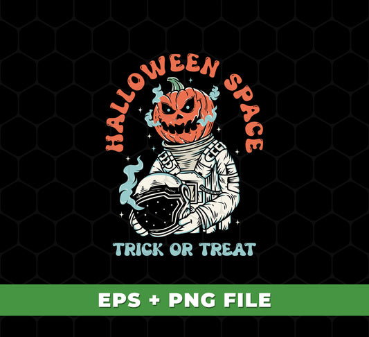 Enjoy the spooky season with this Halloween Space, Trick or Treat, Astronaut Halloween SVG Files and PNG Sublimation pack. Perfect for crafts and creative projects, the downloadable files are easy to use and provide you with all the tools required to make your Halloween extra special.