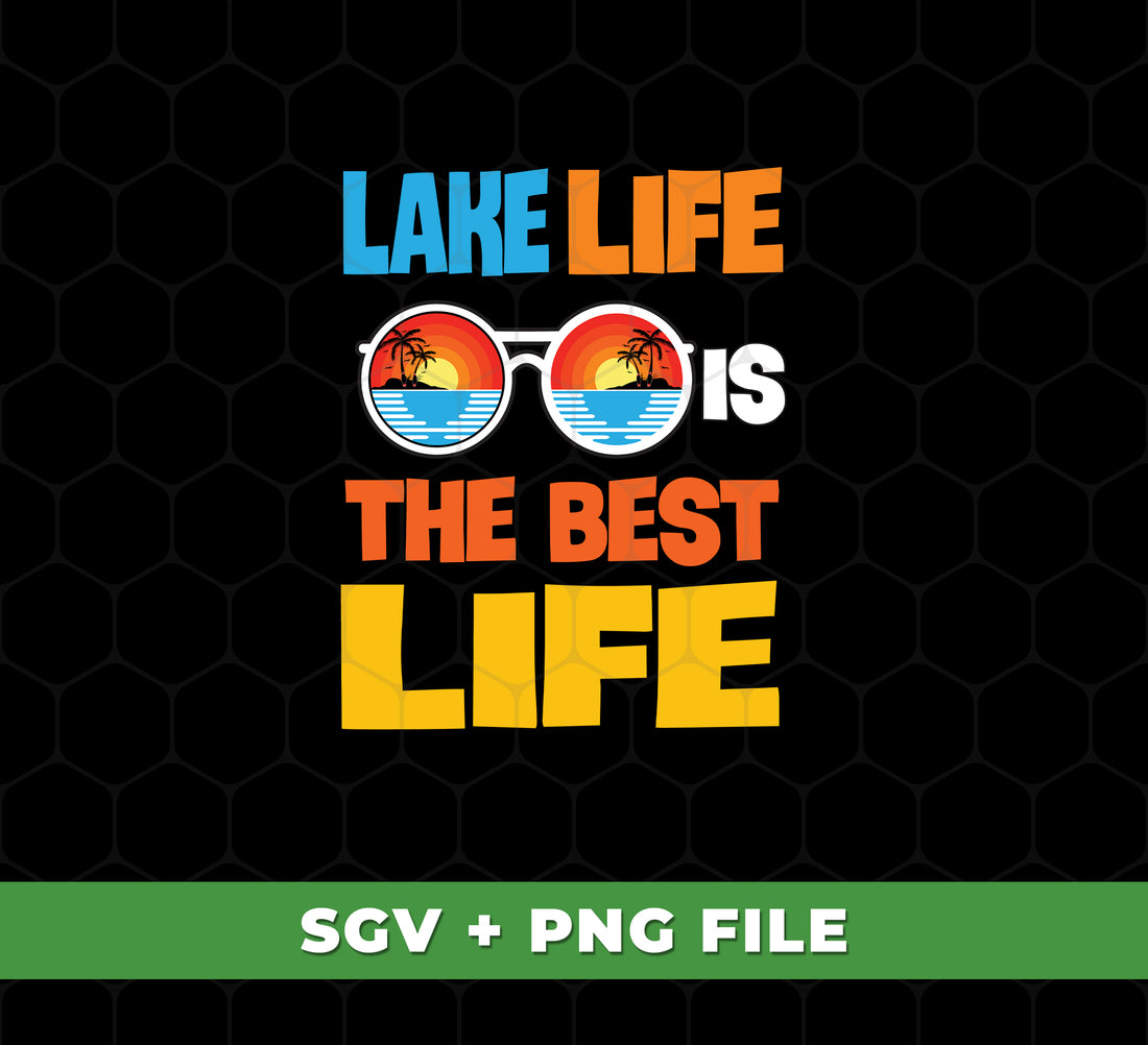 This digital lake life kit contains the perfect summer vibes. It includes SVG files and 300dpi PNGs for sublimation, designed to make your projects stand out. Have fun and enjoy the best of lake life with this collection.