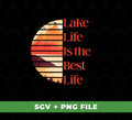 This retro design is perfect for lakeside living. Show your love for the lake with the 